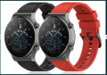 Силиконова Каишка Huawei Watch GT2 GT3 46 48 Samsung Watch4 Active Pro, снимка 1