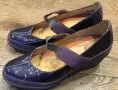 Clarks ‘Unstructured’- кожа, лачени, лилави - № 40, снимка 3