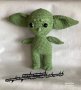 Плетена играчка бебе Йода, снимка 4