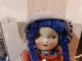 Стара порцеланова кукла/момиче, снимка 3