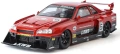 Метални колички: Nissan Skyline GT-R R34 LBWK, снимка 1