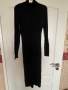 Уникална нова спортно елегантна ежедневна дълга елегантна черна рокля рипс . , снимка 5