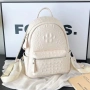 💕Дамска раница Tory Beige цвят екрю, снимка 6
