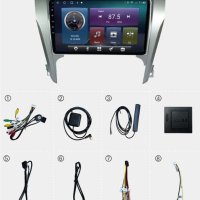 Мултимедия за Toyota Camry, 2 DIN, MP3 плеър с Екран 10”  с Android, Навигация, Двоен дин, дисплей, снимка 9 - Аксесоари и консумативи - 40620909