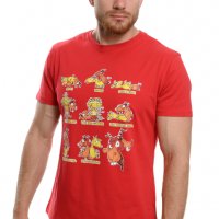 Нова мъжка забавна тениска с трансферен печат Секс пози, кози, закачки, снимка 3 - Тениски - 37663920