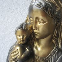  Красиво голямо пано за стена Богородица майка с дете религия, снимка 3 - Пана - 28950117