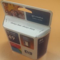 HP-49 цветна касета-глава чисто нова, снимка 3 - Консумативи за принтери - 29300286