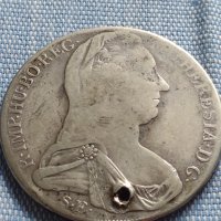 Сребърна монета 1 талер - Ранен Рестрайк 1780г. Мария Терезия 13804, снимка 7 - Нумизматика и бонистика - 42887709
