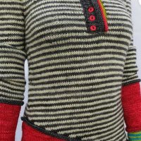 РАЗПРОДАЖБА!!!Пуловер "Colourful Extravaganza", снимка 2 - Блузи с дълъг ръкав и пуловери - 31092880