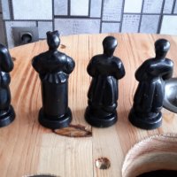 Пластмасови фигури за шах имат забележки и липси, на бялите липсва царя и на една пешка няма глава, , снимка 4 - Шах и табла - 36741201