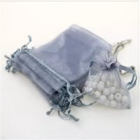 НИСКИ ЦЕНИ Нови Торбички от органза с връзки за сватбени подаръци бижута кръщене бонбони бутилки, снимка 9 - Други - 14332575