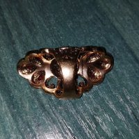 Винтидж пръстени с тюркоаз и искрящи кристали, снимка 13 - Пръстени - 31857766