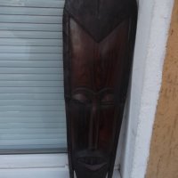Маска африканска дървена, снимка 2 - Други ценни предмети - 38485670
