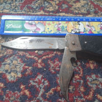 Старо колекционерско Руско джобно ножче ножка нож СССР, снимка 2 - Ножове - 44635741