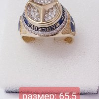 Златни плътни пръстени Мерцедес -14К, снимка 7 - Пръстени - 38309213