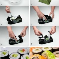 Машинка за лесно свиване суши и сърми, снимка 4 - Прибори за хранене, готвене и сервиране - 39613954
