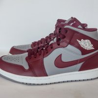 Air Jordan 1 Mid Cherrywood Red размер 44, снимка 2 - Спортни обувки - 42642112