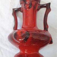 Немска керамична ваза ръчна изработка , снимка 2 - Колекции - 31464427
