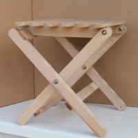 Детско сгъваемо дървено столче парен бук, снимка 1 - Антикварни и старинни предмети - 36464287