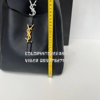 Луксозна Черна чанта YSL код SG235, снимка 2 - Чанти - 38525835