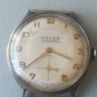 Швейцарски часовник NACAR. Мъжки. Механичен механизъм. Vintage watch. Swiss made. , снимка 7 - Мъжки - 38030678