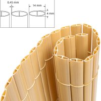 ПВЦ ограда тип „бамбук“ 80х400см YE084LB02, снимка 5 - Огради и мрежи - 42915138