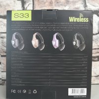 Качествени Безжични Слушалки  Luminous  S33 , Розови , Bluetooth, стерео, микрофон, гъвкави, 110dB, снимка 4 - Bluetooth слушалки - 44156622