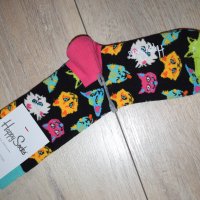 HAPPY SOCKS Cat Sock 36 – 40 / #00552 /, снимка 4 - Дамски чорапи - 42551954