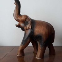 Дървен слон 40х30см., снимка 2 - Декорация за дома - 31219135