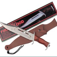 ловен нож тактически огромен лазерно заточен RAMBO III за оцеляване, снимка 7 - Ножове - 42076698