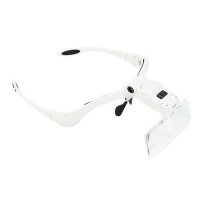 Увеличителна лупа за глава с лед осветление  тип очила за четене шиене, снимка 4 - Други инструменти - 29095960