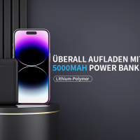 EVARY 5000 mAh PowerBank,ултра тънка преносима външна батерия,2 изхода(2,0А),iPhone/Samsung/iPad, снимка 7 - Външни батерии - 44630417