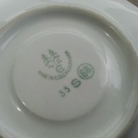 Порцелан чаши за чай Чехословакия с позлата, снимка 7 - Антикварни и старинни предмети - 35088758