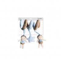 Бебешка играчка La Niña в нежно синьо кадифе., снимка 2 - Плюшени играчки - 31534628