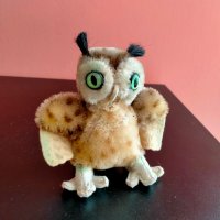 Колекционерска мека играчка Steiff Owl Wittie бухал, снимка 8 - Колекции - 37743297
