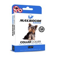 Противопаразитна каишка за куче MAX Biocide с маргоза - 38см, снимка 1 - За кучета - 29180190