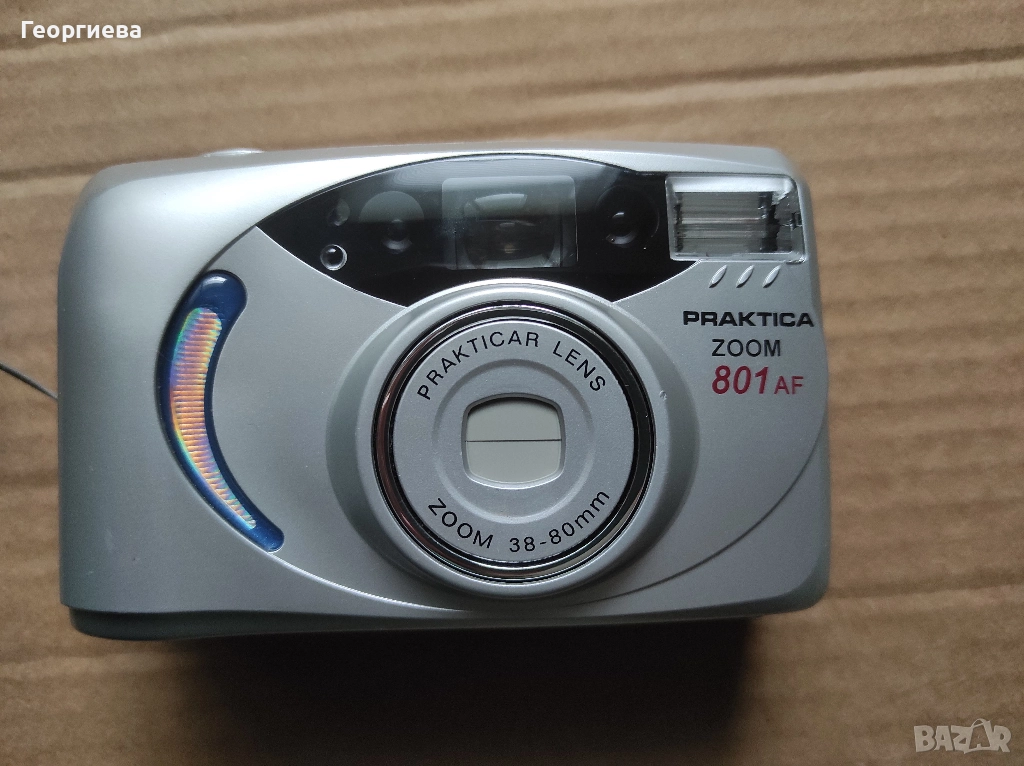 Фотоапарат Praktica Zoom 801 AF с оригинален калъф и кутия, снимка 1
