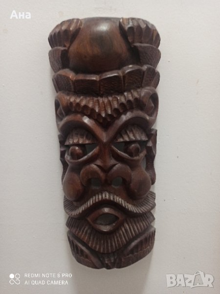 дървена маска , снимка 1