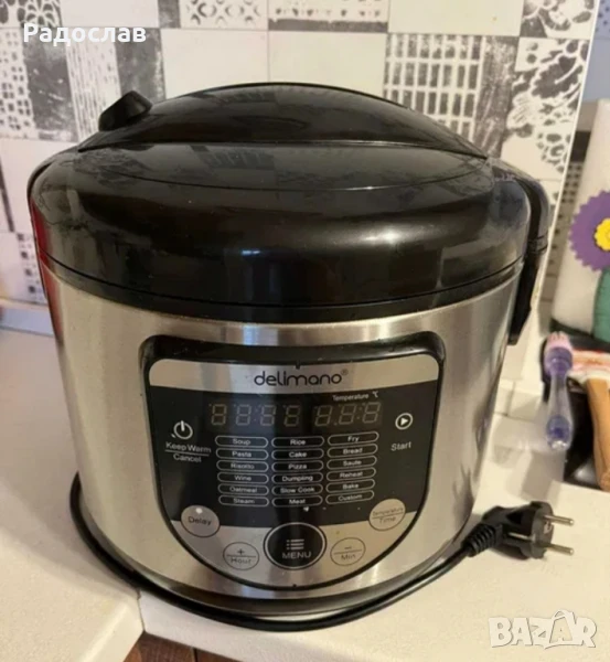 Мултикукър с 31 програми Rosberg, 780W, 5L, Незалепващо покритие, Инокс 2 ГОДИНИ ГАРАНЦИЯ, снимка 1