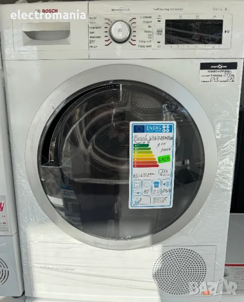 сушилня с термопомпа Bosch Serie 8 MeisterStück WTW875M8SN 8кг, снимка 1