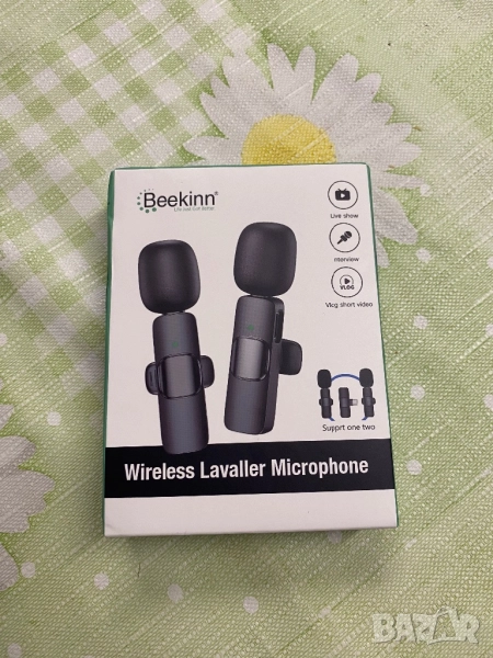 Безжичен микрофон за мобилен телефон, снимка 1