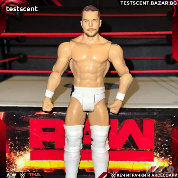 Екшън фигура WWE Finn Balor Фин Балор Judgment Day white figure wrestling играчка NXT basic mattel, снимка 1