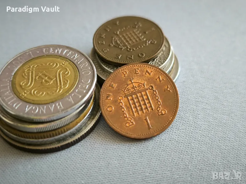 Монета - Великобритания - 1 пени | 1990г., снимка 1