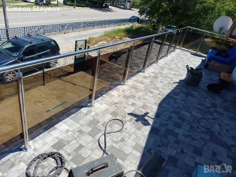 парапети иноксови стъклени Навеси Ковано желязо , снимка 1