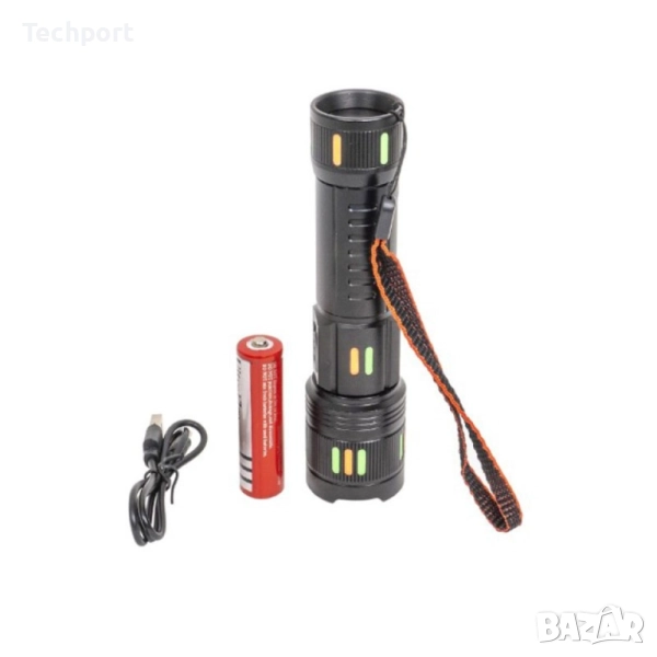 LED фенер с USB зареждане и 3 режима на работа, снимка 1