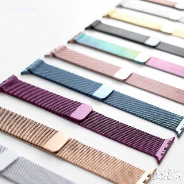 Метална верижка каишка Apple Watch 2/3/4/5/6/7/SE 38/40/41/42/44/45, снимка 1