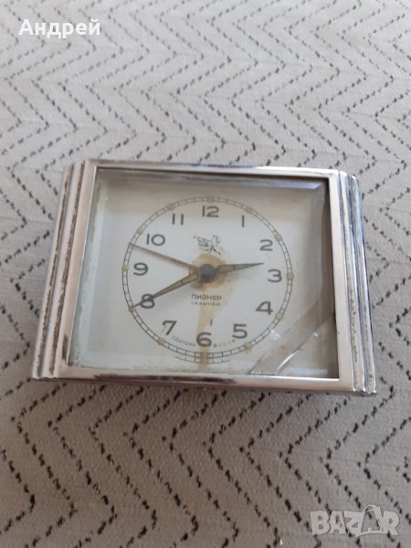 Стар часовник,будилник Пионер, снимка 1