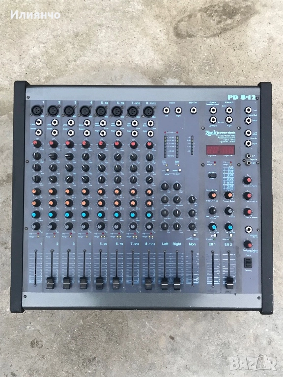 Продавам Работещо  Zeck power desk PD 8-12 2x300w 8 ома//2х450w 4 ома!, снимка 1