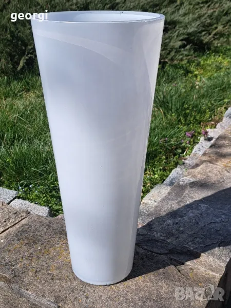 голяма стъклена ваза 24/3, снимка 1