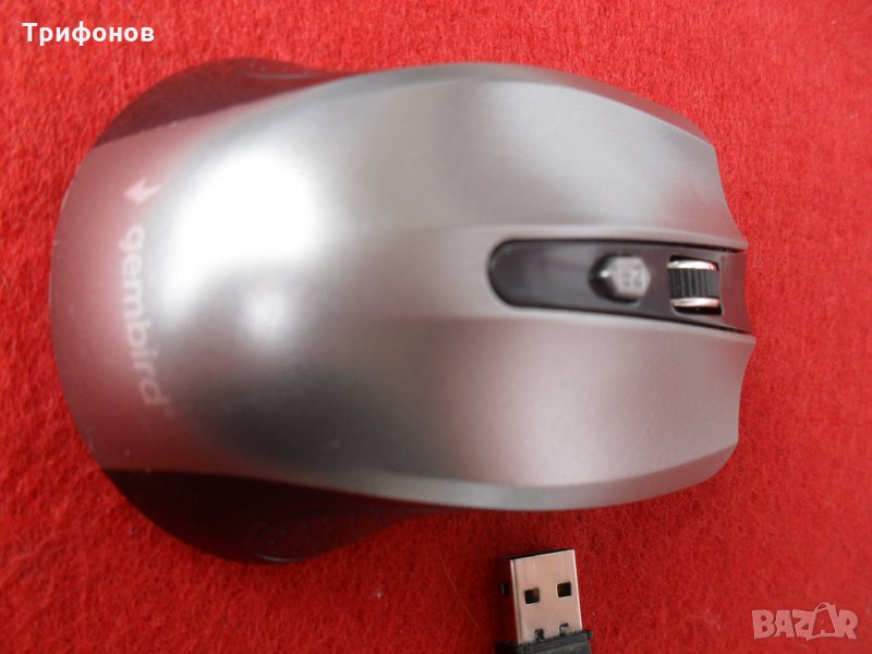 МИШКА НОВА безжична гейм ОРИГИНАЛ «Gembird»ХОЛАНДИЯ, 2.4 Ghz, 1600 DPI, за компютър /лаптоп, ИГРИ, снимка 1